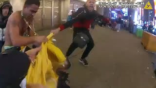 New bodycam video shows attack on 2 officers in Times Square