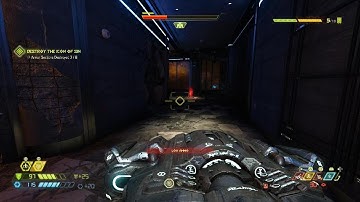 DOOM Eternal Nightmare difficulty Icon of Sin NO SENTINEL ARMOUR