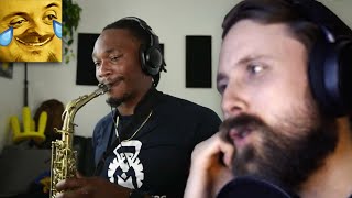 Forsen Reacts to Moon River - Dreamybull (Saxophone Cover)