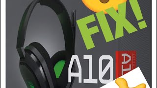 How To Fix The Astro A10 Mic Headphone Not Working Youtube