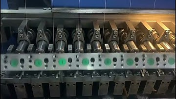 Fully Automatic 16 Spindles Drum Core I Shaped inductor Coil Winding Machine With Auto Plate Feeding