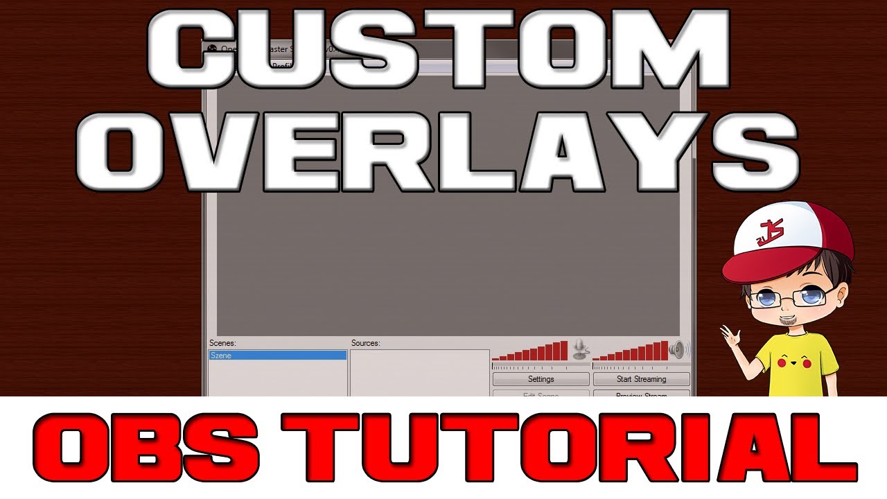 How To: Add Custom Overlays and Scrolling Text Using OBS (Open Broadcaster Software) - YouTube