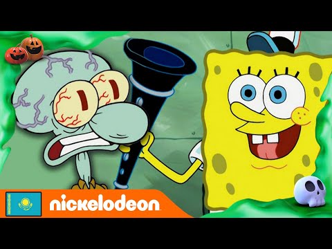 Спанч Боб | Кларнет әлеміндегі Сквидвард | 5 минуттық толық эпизод| Nickelodeon Cyrillic