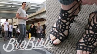 Dude Tries To Wear High Heels For An Entire Day