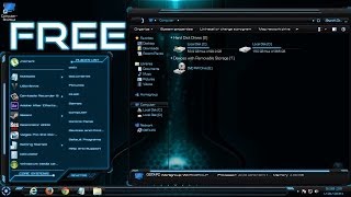 Free Hud Premium Awesome blue Windows 7 theme