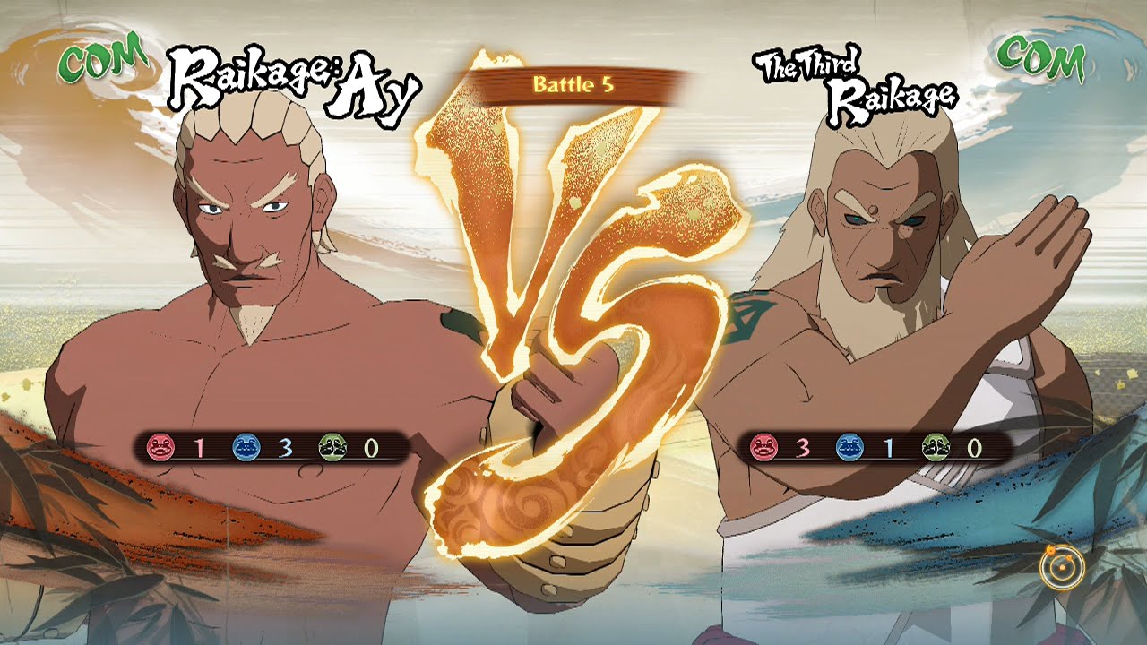 Naruto Shippuden: Ultimate Ninja Storm 4,Raikage: Ay VS The Third Raikage! 