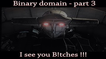 Binary Domain - chapter 1-1 odaiba tokyo bay - funny with voice commands xbox 360