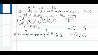 Bài toán chia kẹo Euler