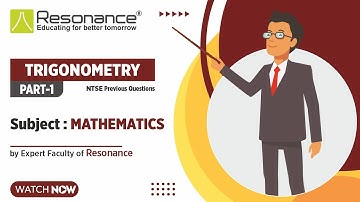 Mathematics | Trigonometry | Part -1 | NTSE Previous year Questions | by Reso Expert