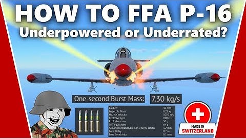 How to Master the FFA P-16 - A War Thunder Skill Issue Guide