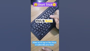 Application Quite Shortcut #Shorts  #Youtubemonetization #yt