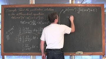 More Solving Separable Differential Equations Calculus 1 AB