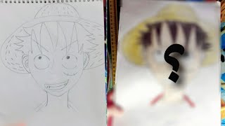 رسم انمي رسم لوفي‍  فنون ملوكه 