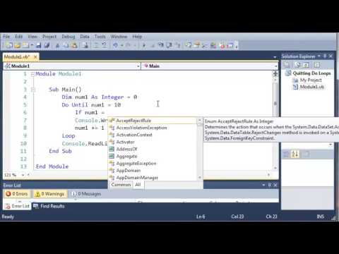 Visual Basic Tutorial   32   Exit Do Loops   YouTube