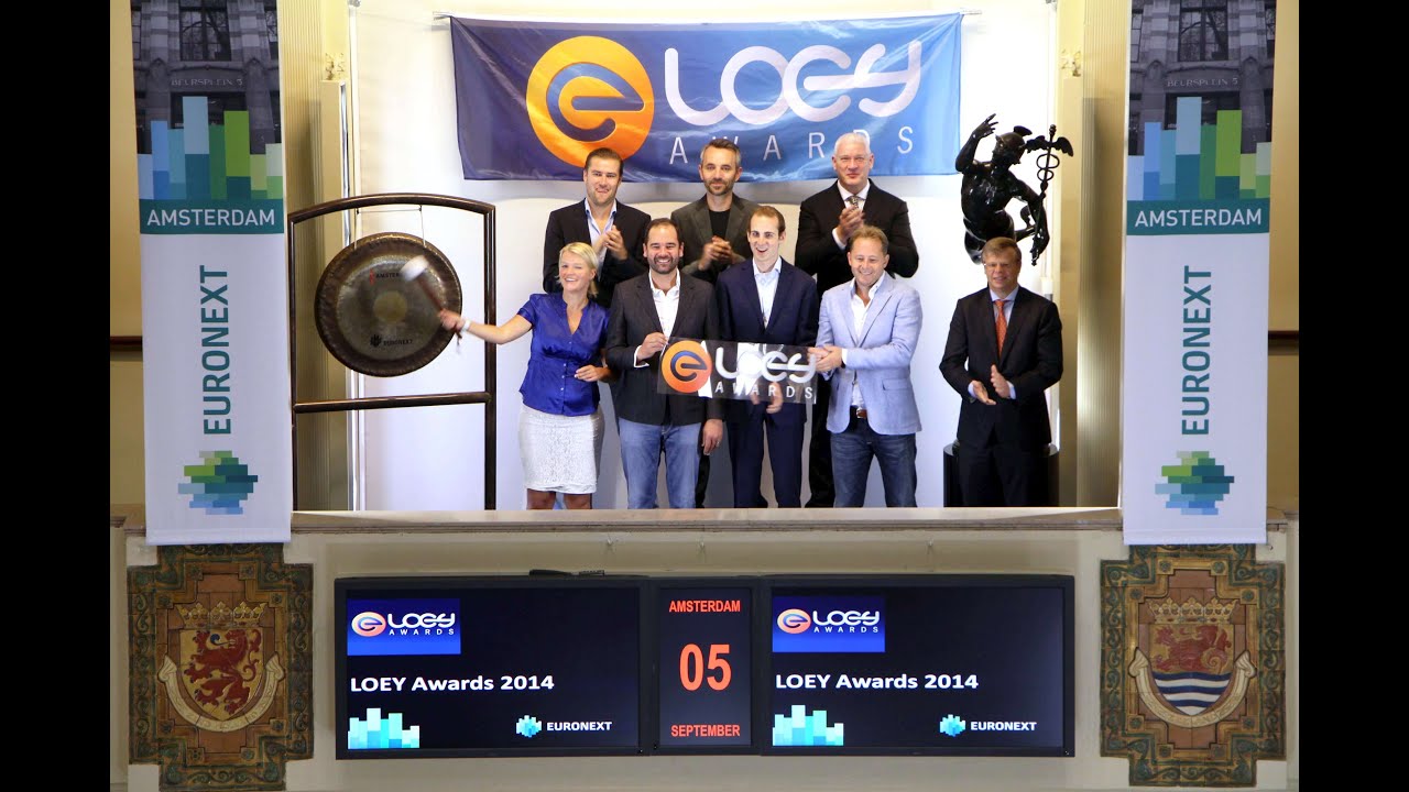 Winners LOEY Awards 2014 visit Euronext Amsterdam - YouTube