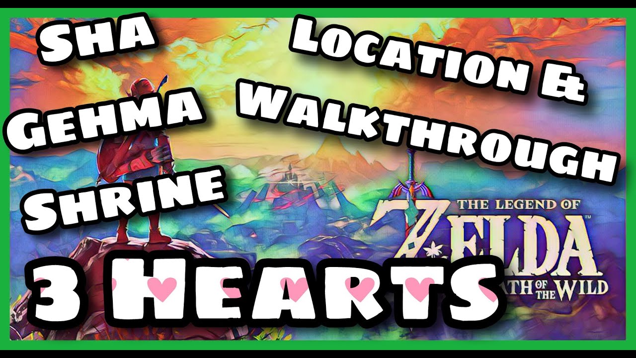 Sha Gehma Shrine(All Chests) Location & Walkthrough (3hearts) Zelda