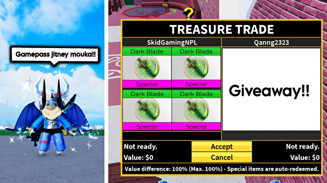 GAMEPASS GIVEAWAY IN BLOXFRUIT🔥Win Pvp and Get Free Gamepass