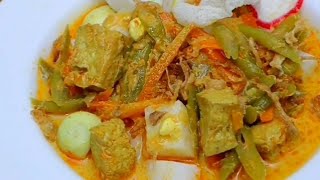 Resep Kuah Lontong simple dan enak