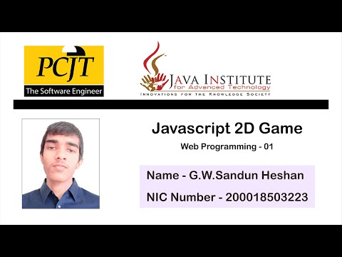 Javascript 2d game development  |  Web programming  | Java institute
