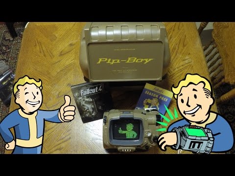 Fallout 4 Pip Boy Edition Unboxing Pocket Guide, Vault Tec Perk Poster - Biki Unboxing