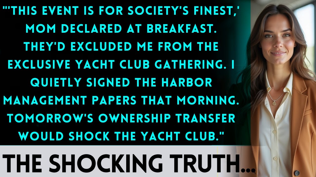 They Said Wrong Class For The Yacht Party—Until My Marina Denied Their Access