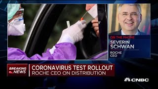 Coronavirus: The rollout of test kits, Roche CEO says