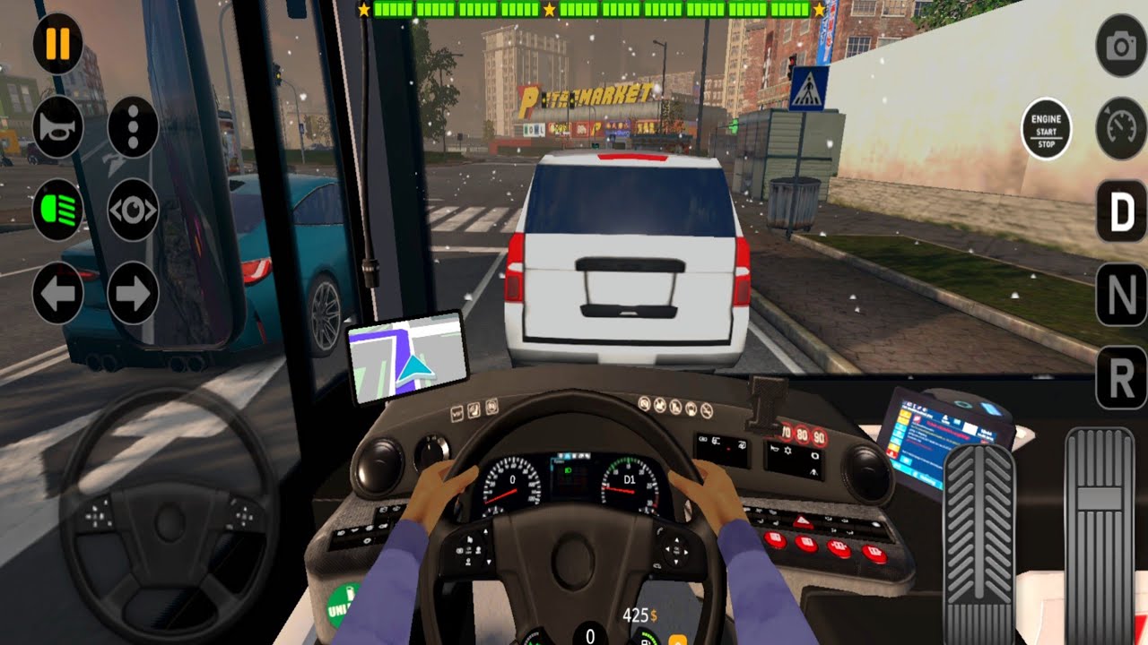 Driving in a Blizzard! 🌨️ Bus Simulator Evo: Winter Map Challenge