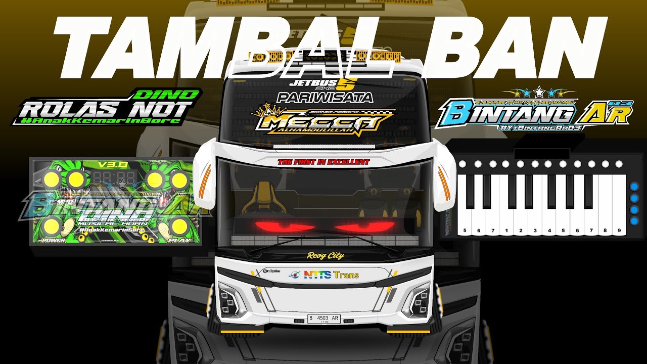 NADA TELOLET BASURI TAMBAL BAN NTTS TRANS MECCA - MODUL DINO MUSICAL HORN V3 12 NOT