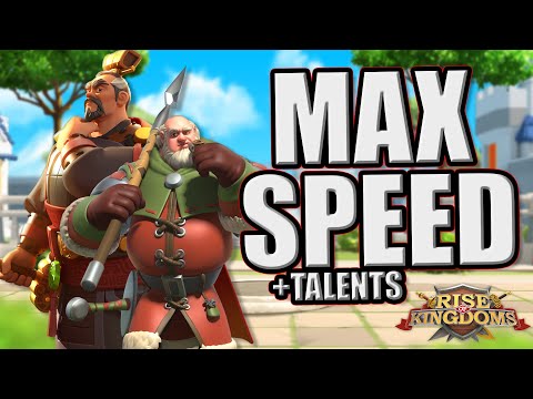 Fastest possible cavalry march speed (with pairs and talents) in Rise of Kingdoms