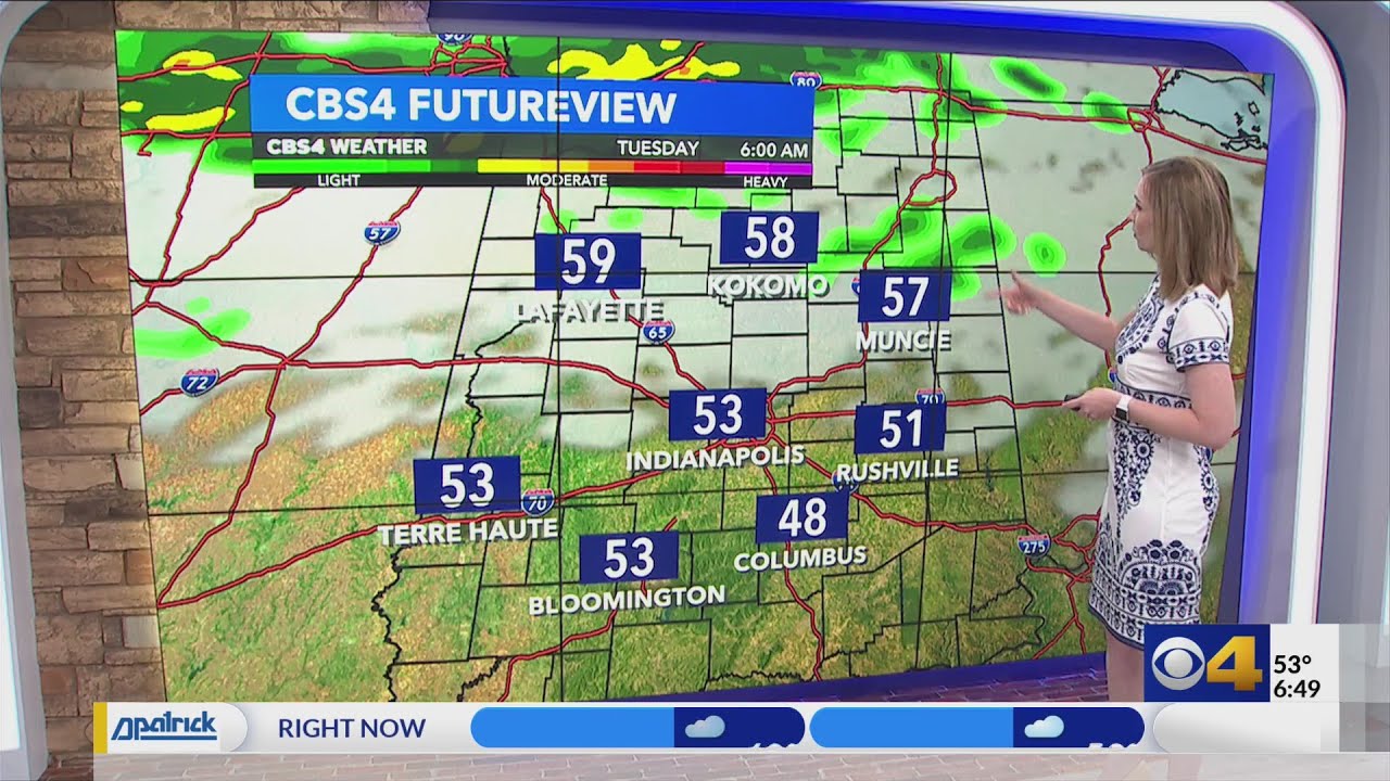 A slow warmup this week with more rain chances - YouTube