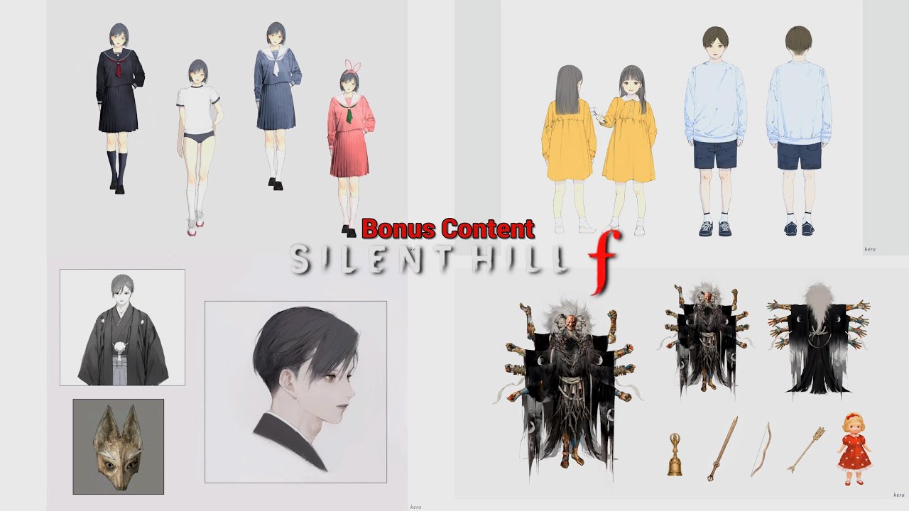 Silent Hill f Bonus Content | All Artbook & Soundtrack Music