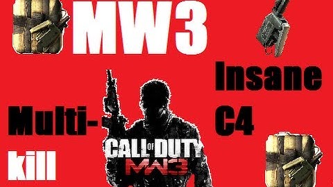 MW3 Huge C4 MULTI-KILL!!!