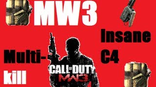 MW3 Huge C4 MULTI-KILL!!!