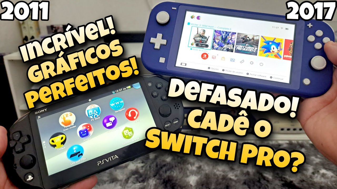 O PS VITA era FANTÁSTICO, mas porque o NINTENDO SWITCH não? - YouTube
