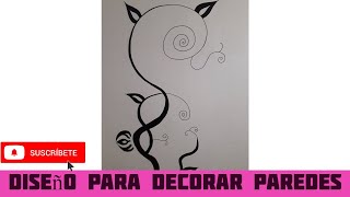 Diseños fáciles para decorar paredes