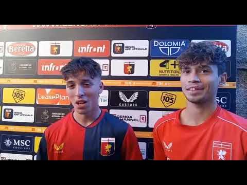 Genoa Primavera, Accornero e Toniato commentano il 4-1 contro l ...