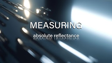 A tip for measuring absolute reflectance