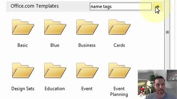 How to Make Name Tags in Microsoft Word