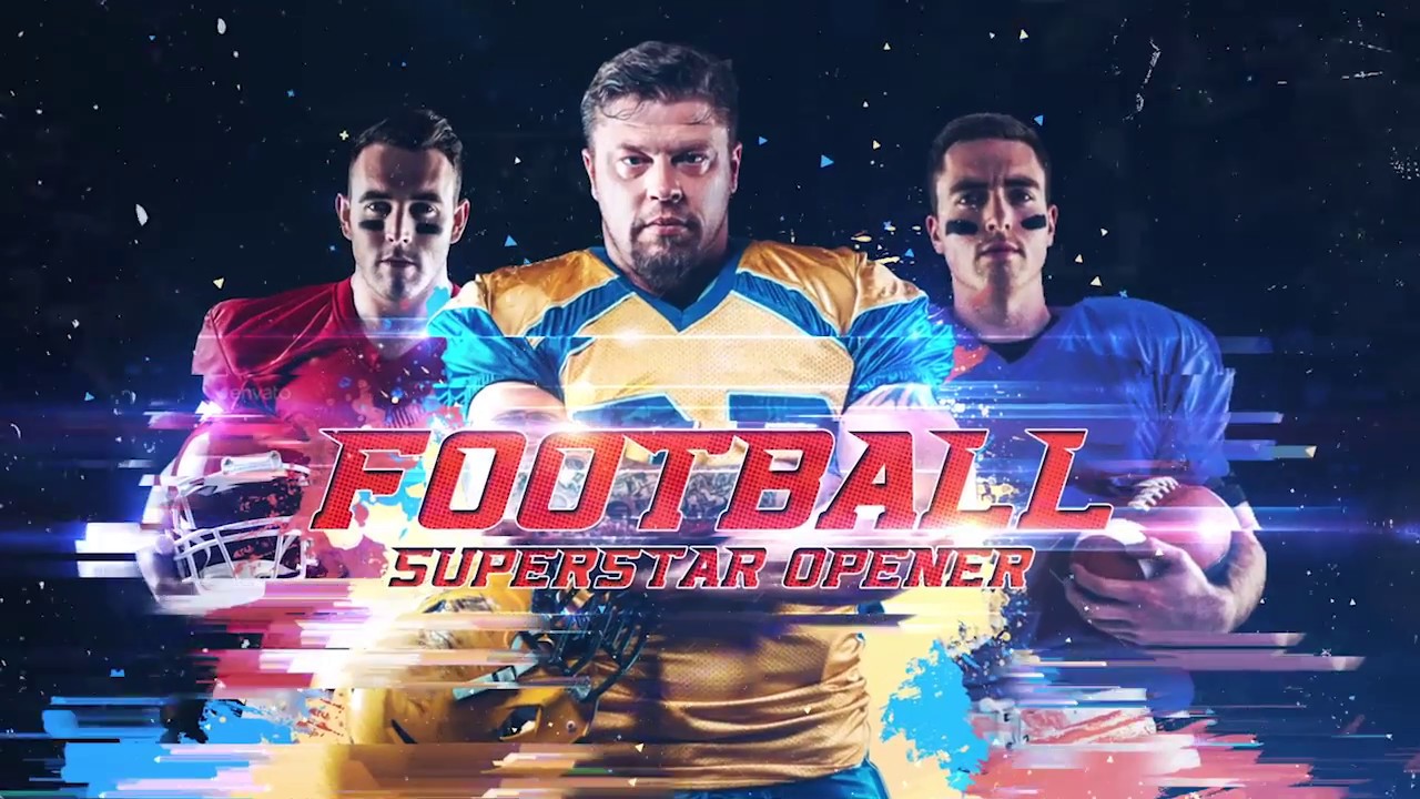 Football Superstar Opener After Effects Template YouTube