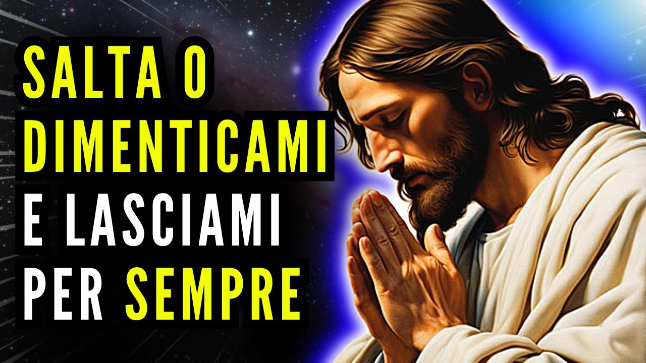 🙏🕊️MIO AMATO FIGLIO Non lasciarmi per sempre 💌 Messaggio di Dio I