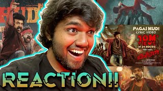 Pagai Mudi Lyrical | REACTION! | Rudhran | Raghava Lawrence | Sarath Kumar | GV Prakash | Kathiresan