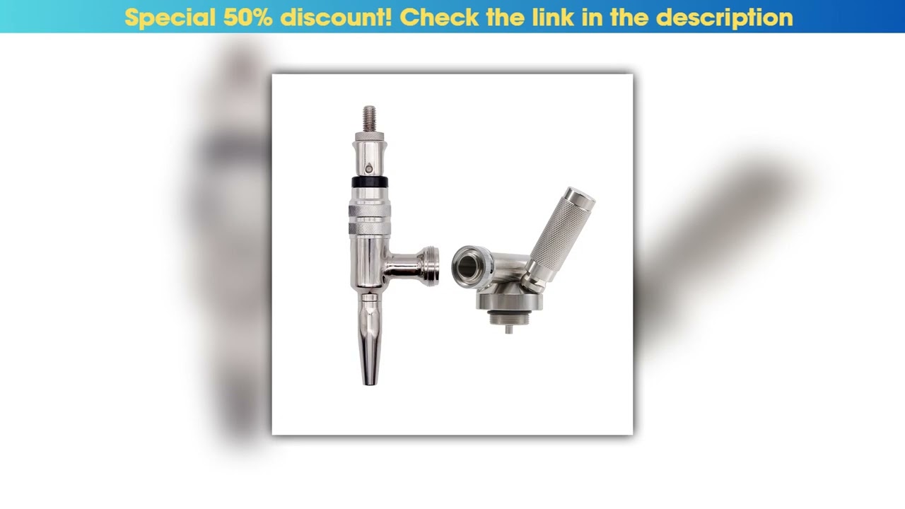 Discount Nitro Cold Brew Coffee Marker Dispenser Head Stainless N2 Holder Stout Faucet All Stainles