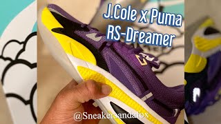 J.Cole x Puma RS-Dreamer “Purple Heart” Unboxing (Sneaker of 2020)