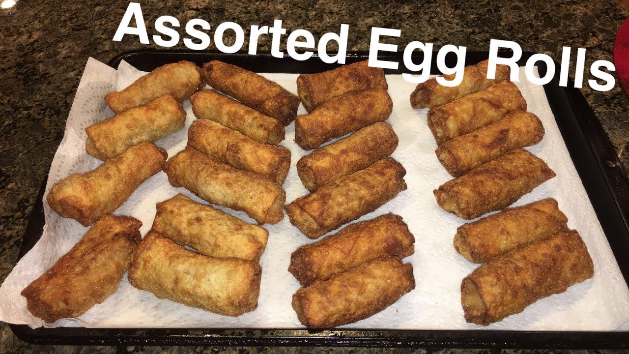 How to Make: Assorted Egg Rolls - YouTube