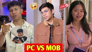 Tonde Gamer Reply on PC VS Phone - Got Poke ? UG Ayush Final Reply! Sooneeta 