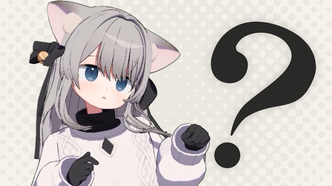 なにも ーωー おもいつかない こねこちゃんは #vtuber