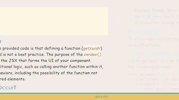 Solving the Issue of Element Not Being Found in ReactJS