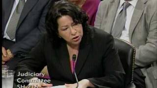 Sen. Cornyn Questions Judge Sotomayor at Confirmation Hearing