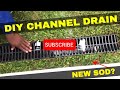 DIY DRAINAGE SYSTEM l How to Install - Waterform System - New Sod - Better Landscape Drainage