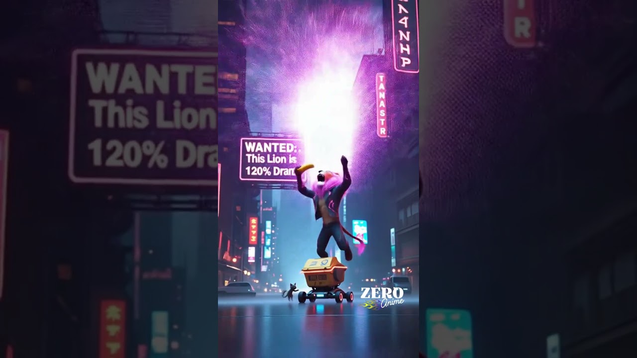 LION-0: The Glitch Avenger 🦁💥 | Futuristic Comedy Short | Banana Wars Begin